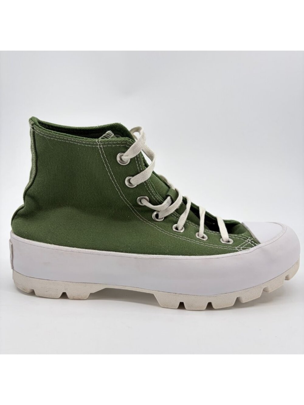 Converse Chuck Taylor All Star Hi Womens Size 7.5 Green Athletic Shoes Sneakers